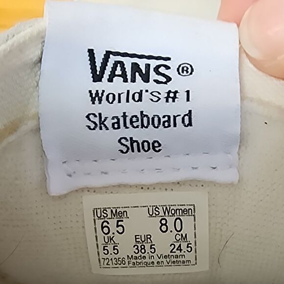 Vans Sk8-Hi Mushroom Beige Suede Canvas Unisex Sneakers W8 M6.5 - Picture 12 of 12